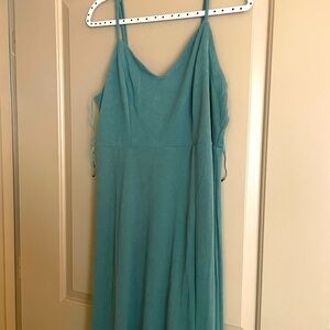 NWT Birdy Grey Jay dress in color sea glass. Size XL